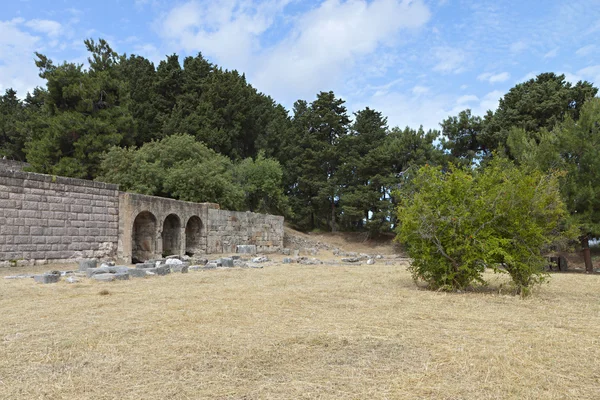 Antica Asclepio sull'isola di Kos in Grecia — Foto Stock