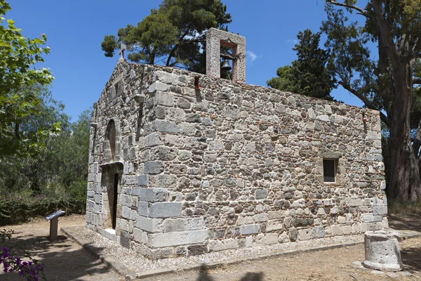シティー ビューとギリシャのコス島から歴史的建造物 — ストック写真