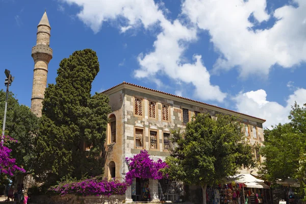 Şehir Manzaralı ve Yunanistan Kos adasından tarihi yerler