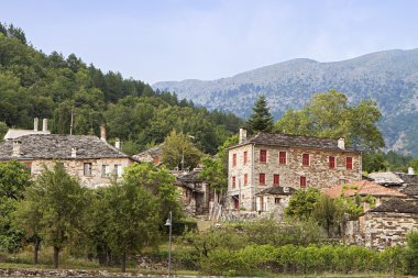 Papingo Köyü epirus alan, zagora, Yunanistan