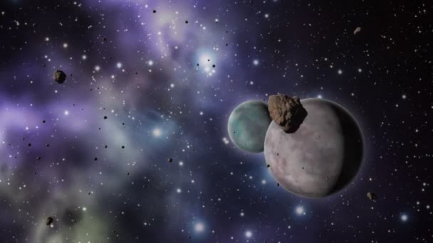 小行星 — 图库视频影像