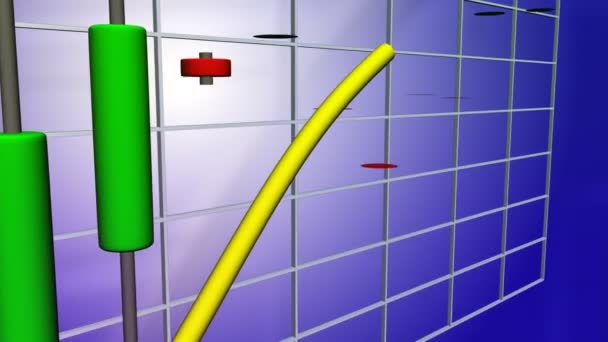 Graphique du marché boursier