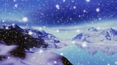 Peyzaj Dağları'nın kar yağışı