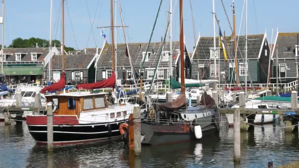 Hamnen i Nederländerna — Stockvideo