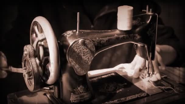 Sewing machine — Stock Video