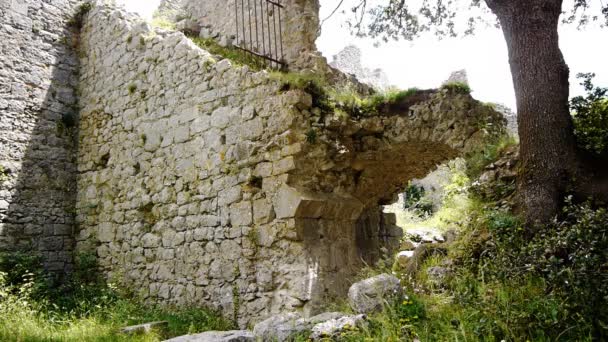 Ruins of the Cathars — Stock Video