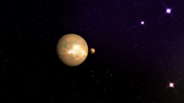 uzay yolculuğu boyunca Güneş Sistemi'ndeki gezegenler