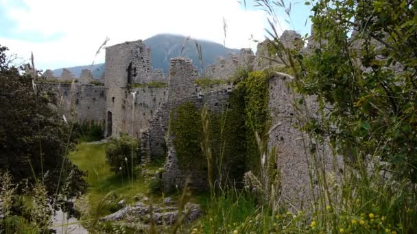 Ruins of the Cathars — Stock Video