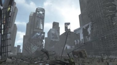 Times Meydanı New York Kıyameti Animasyonu