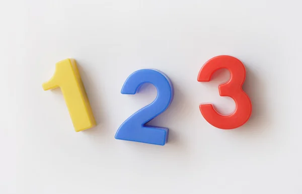 Number fridge magnets — Stock Photo, Image