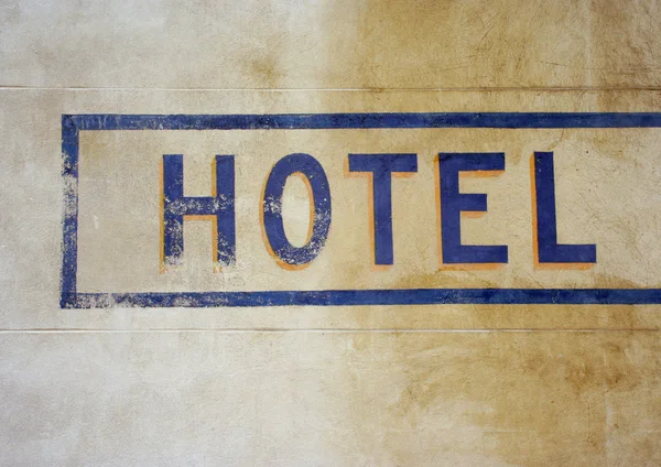 Hotel znamení — Stock fotografie