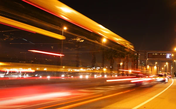 Bcn-Verkehr — Stockfoto