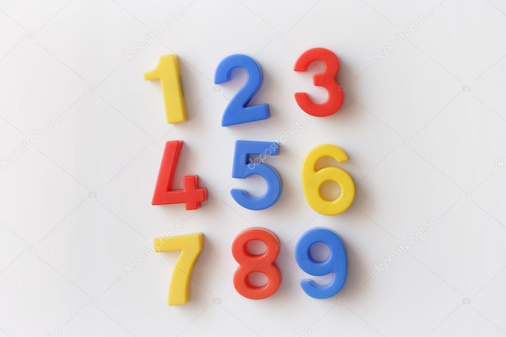 number fridge magnets