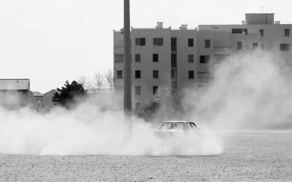 Car skidding — Stock Photo, Image