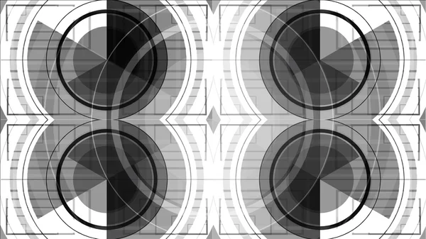 Kreis-Quadrat-Muster — Stockfoto