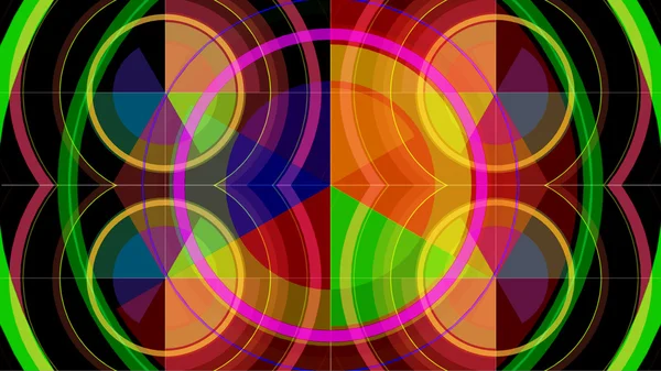 Κύκλο τετραγωνικό μοτίβο — Φωτογραφία Αρχείου