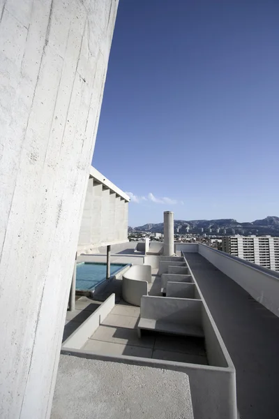 Corbusier roof — Stock Photo, Image