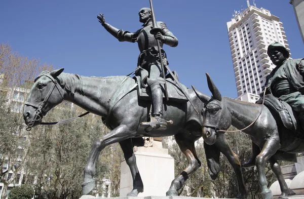 Estátua de Dom Quixote — Fotografia de Stock