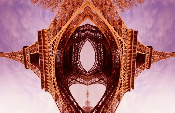 Ейфелева вежа візерунком — стокове фото