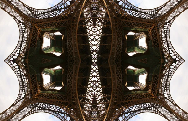 Eiffel tower pattern — Stock Photo, Image