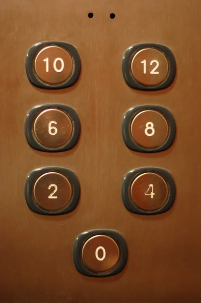 Tlačítka výtahu — Stock fotografie