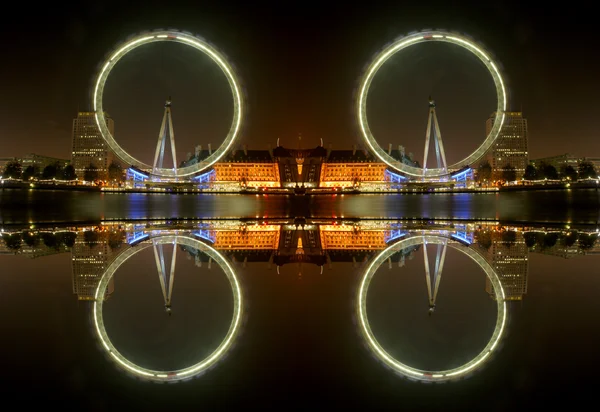 Londra occhio ruota panoramica — Foto Stock