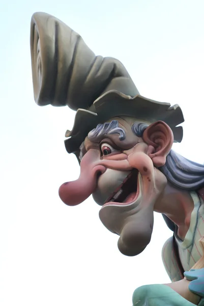 La fallas Statuen — Stockfoto