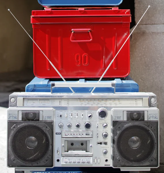 Retro Boombox — Zdjęcie stockowe