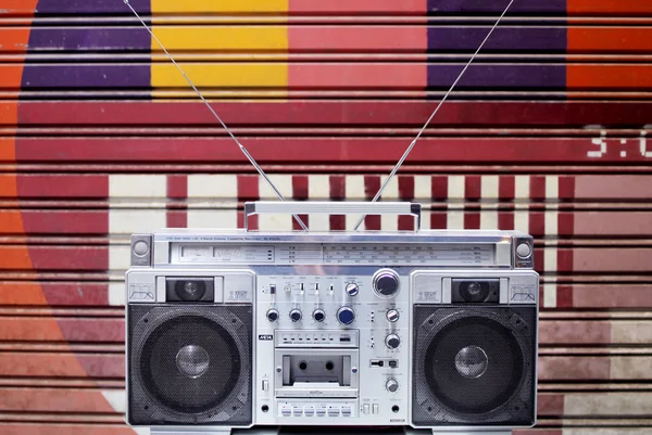 Retro ghettoblaster — Stockfoto