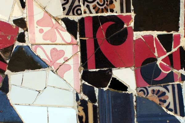 Guell tiles — Zdjęcie stockowe