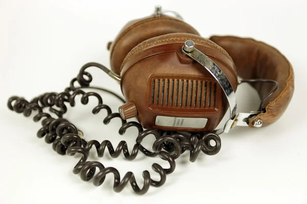 Retro headphones — Stock Photo, Image