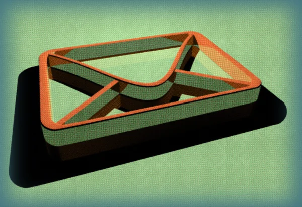 3D zarf — Stok fotoğraf