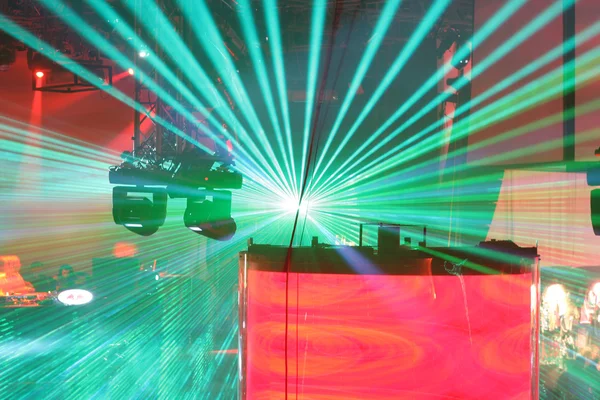 Laser crowd — Stock Photo, Image