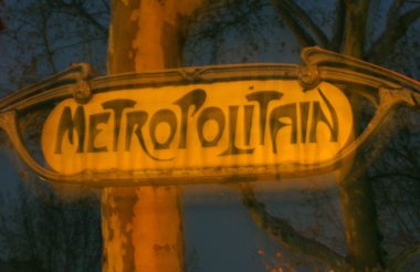 Paris'te Metropolitain sistemi