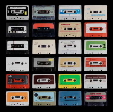 farklı kaset koleksiyonu
