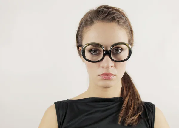 Mujer con gafas — Foto de Stock