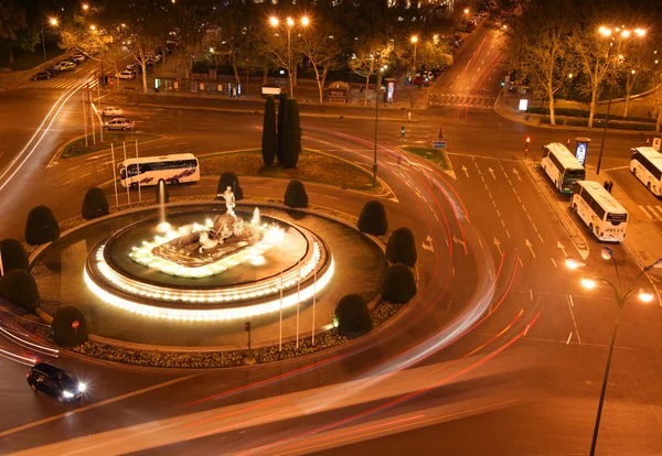 Madrid trafik — Stockfoto