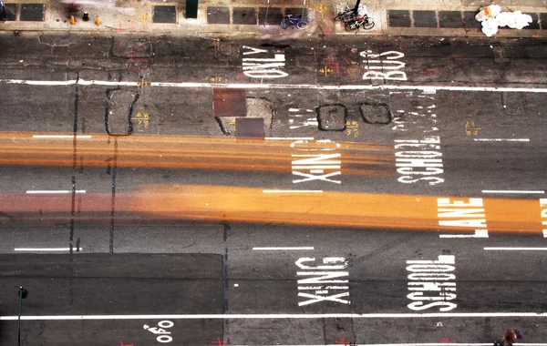 Vue sur la rue manhattan — Photo