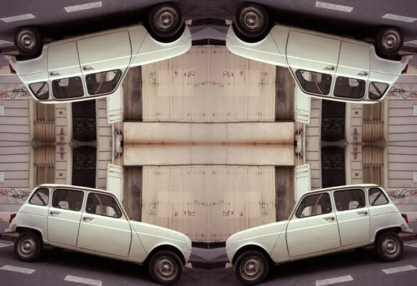 Renault four pattern — Stock Photo, Image