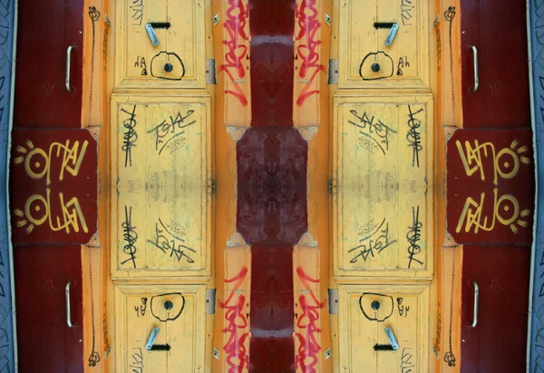 Funky doorway pattern — Stock Photo, Image