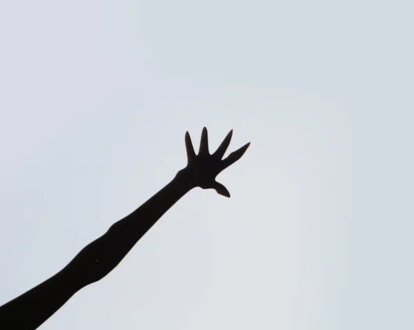 Статуя руки — стоковое фото