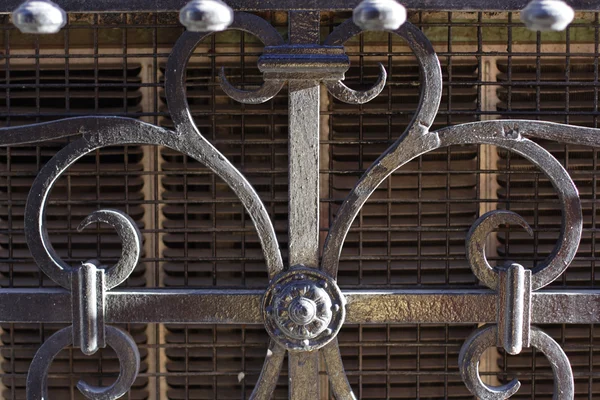 Сітка металева ворота — стокове фото