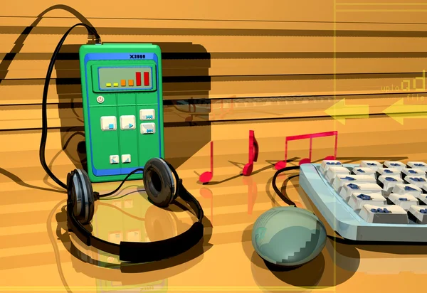 MP3-speler — Stockfoto