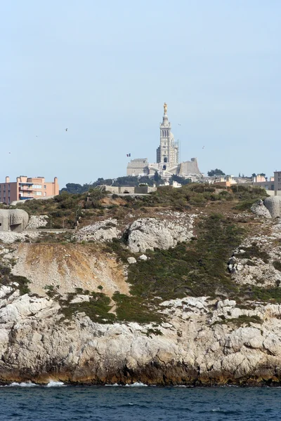 Eglise Notre Dame de la garde à Marseille — Photo