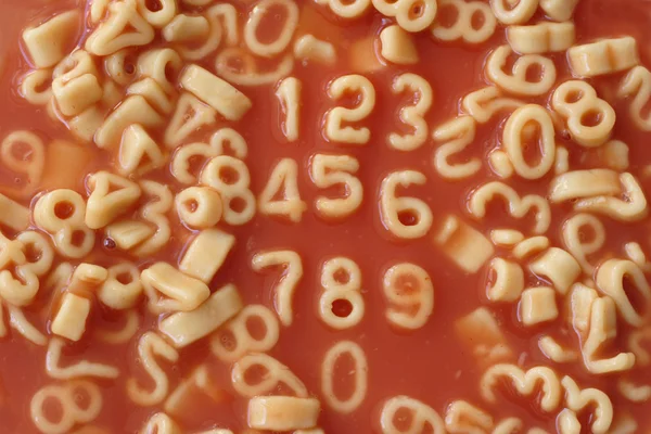 Spaghetti al numero — Foto Stock