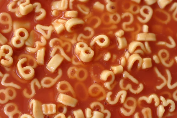 Número de espaguetis — Foto de Stock