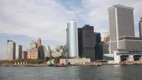 NYC skyline weergave — Stockfoto