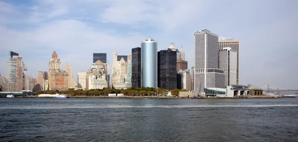 NYC skyline weergave — Stockfoto