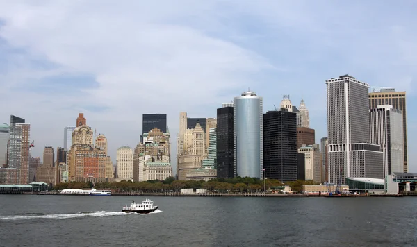 NYC skyline weergave — Stockfoto