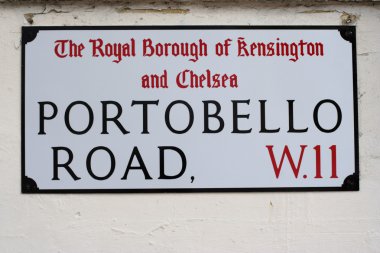 street sign for portobello road